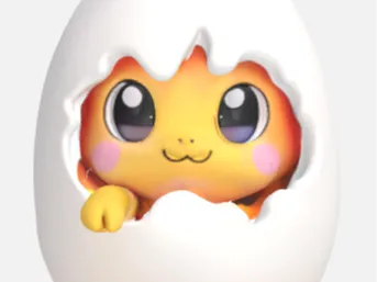 Cute pet in Egg