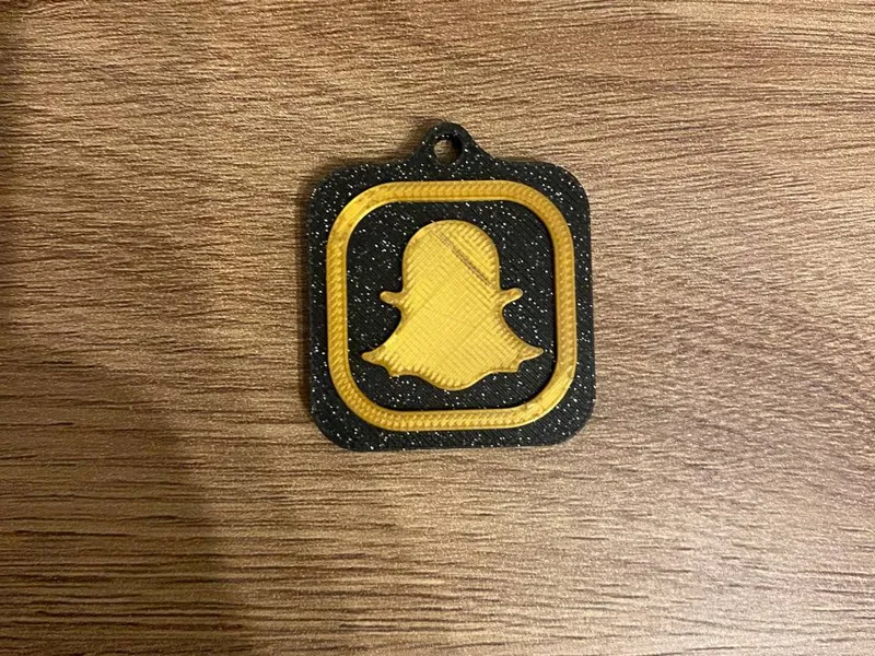 NFC keychain Snapchat