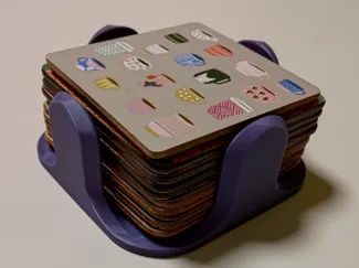 Square coaster holder