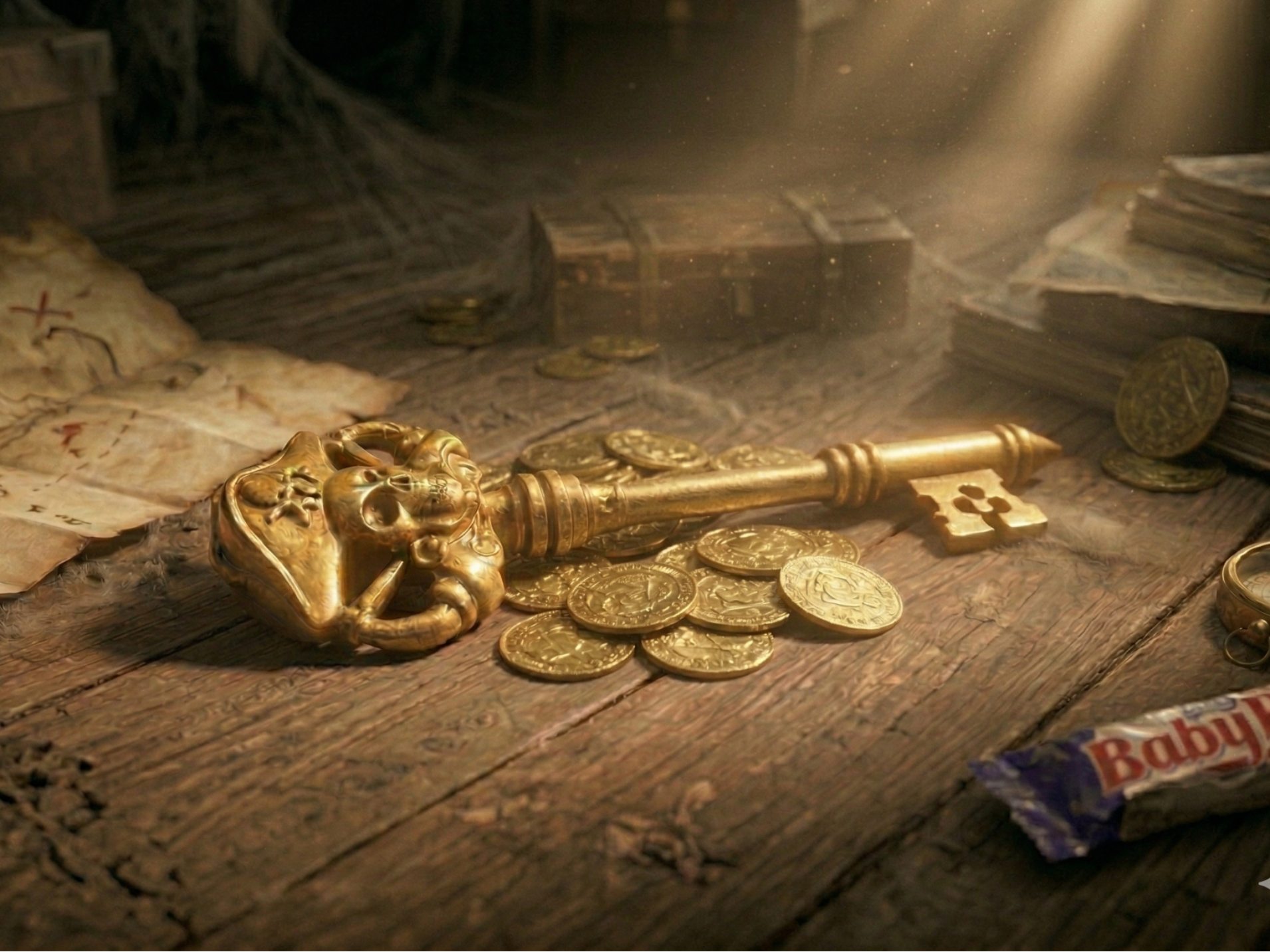 Gold Pirate Key