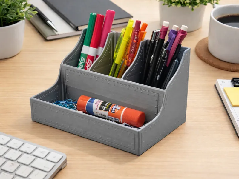 Aircraft Panel Desk Organizer – Pen Holder