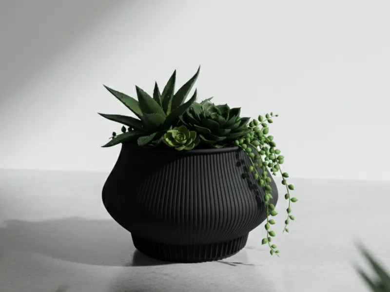 Zen-inspired flowerpot / 禅意花盆