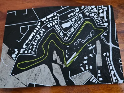 Kyalami Grand Prix Circuit 3D Miniature