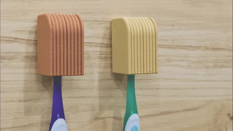 SnapBrush Minimalist Auto-Close Toothbrush Holder view 2