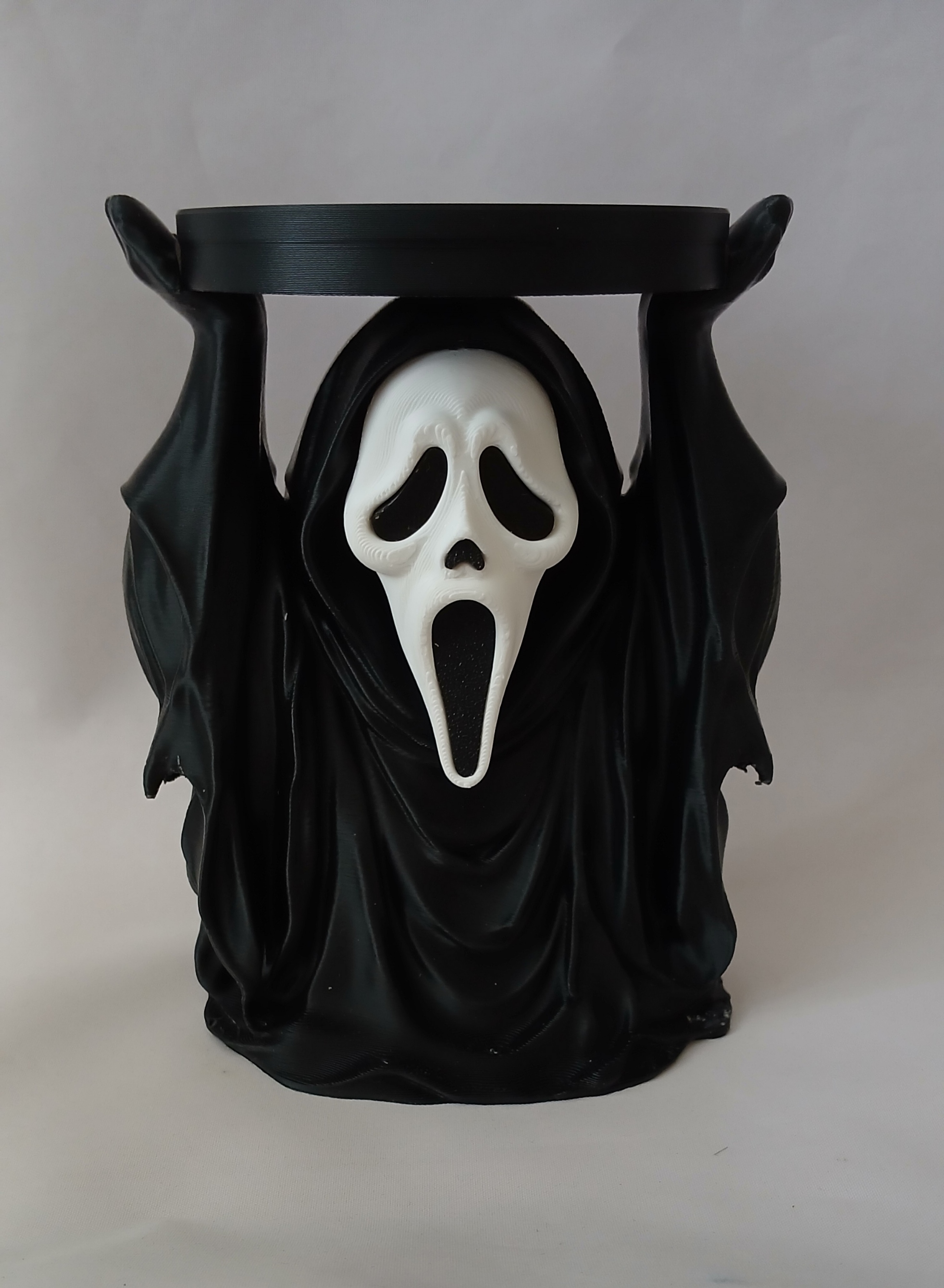 GHOST FACE CANDLE HOLDER ASSEMBLY - 1