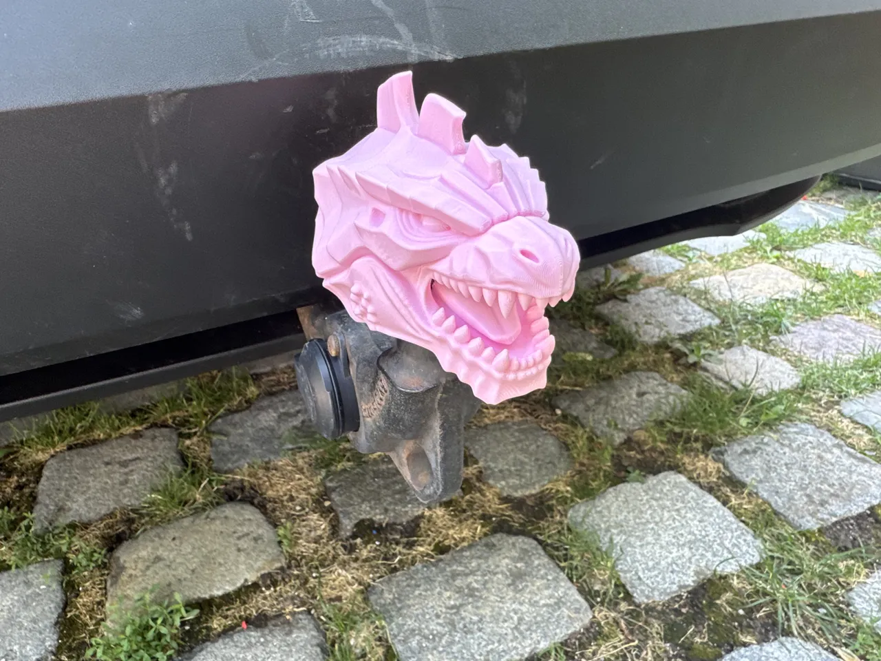 Godzilla Style Roaring Monster Tow Hitch Cover view 4