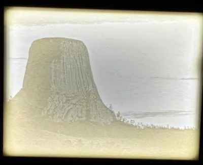Devils Tower Wyoming Lithophane