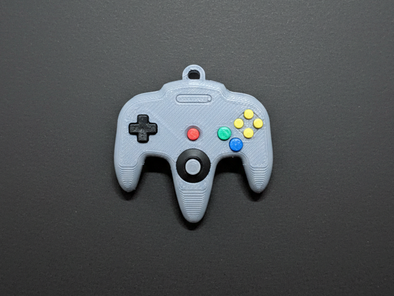 N64 Controller - Keychain - No AMS