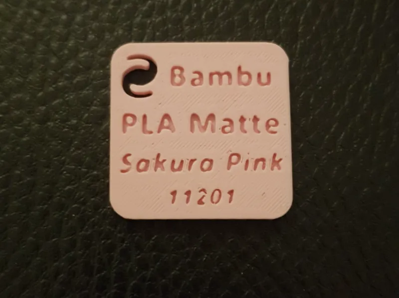 Échantillon filament Bambu PLA Sakura Pink (11201)