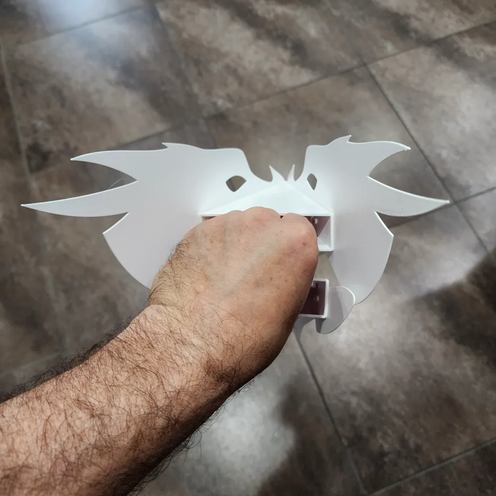 Hand puppet paper dragon by cadguru makerworld