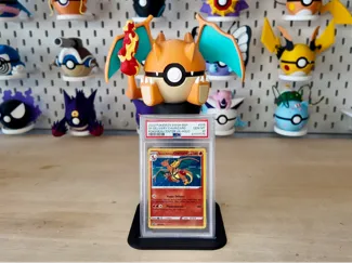 Poké Ball and PSA Card Display Stand