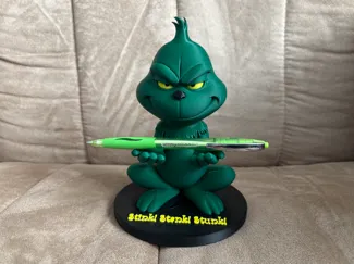 Grinch pen holder desk buddy. STINK STANK STUNK