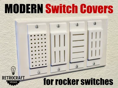 Modern Rocker Switch Covers