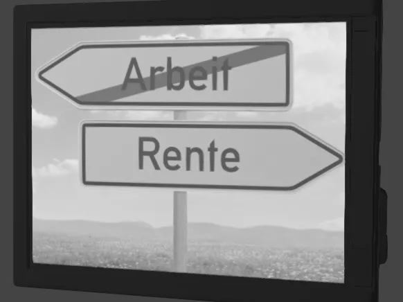 Lithophane Rente / Arbeit