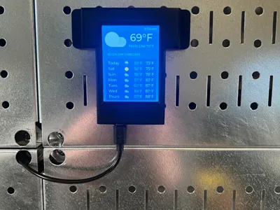 Wall Control Mount Aura, Smart Weather Display