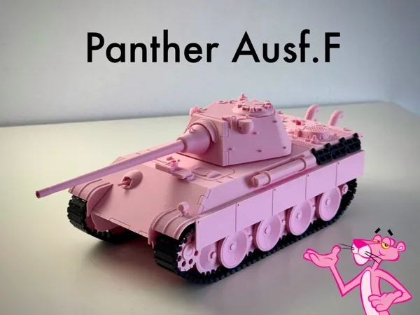 Фигурка на танк Panther Ausf.F