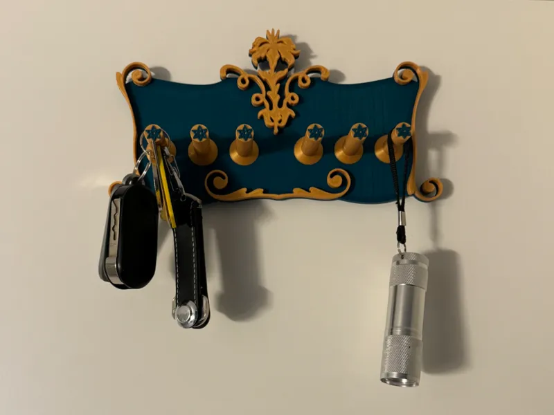 Vintage / Regency themed key hanger