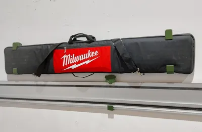 Wall mount track saw bag for Milwaukee and others