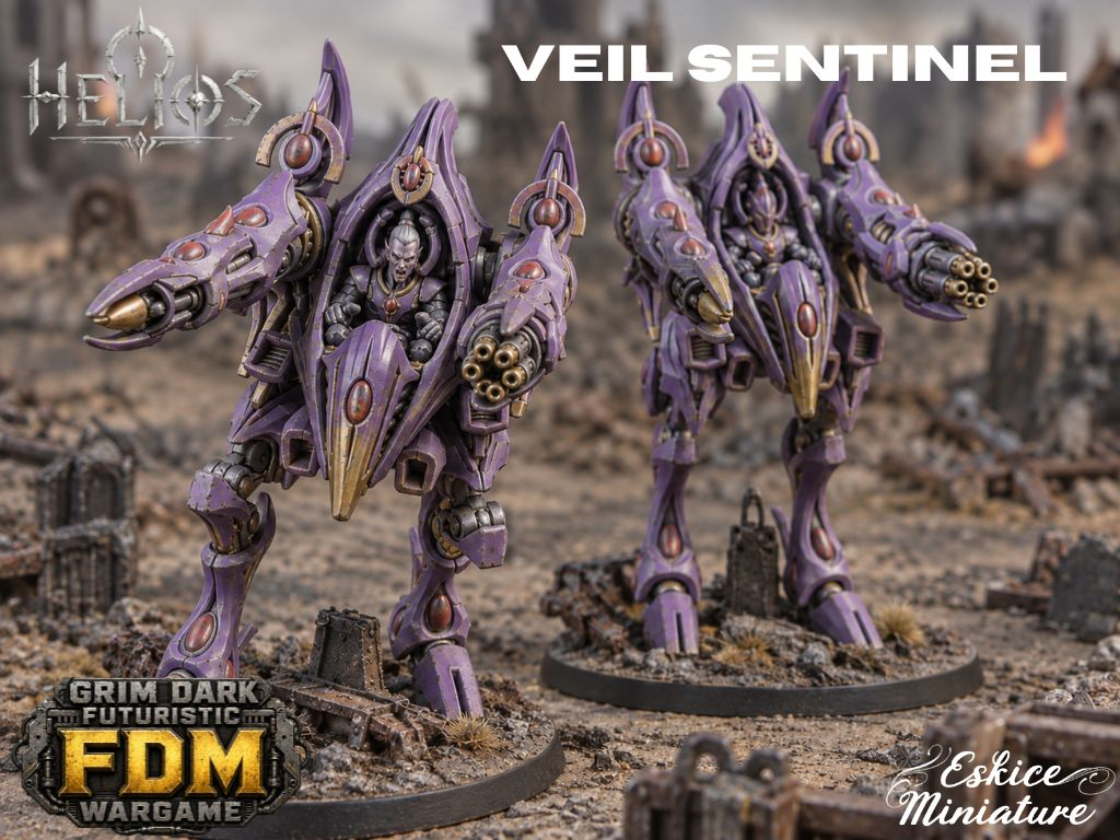 VEIL SENTINEL for HELIOS - 32mm Grim Reach Wargame - 1
