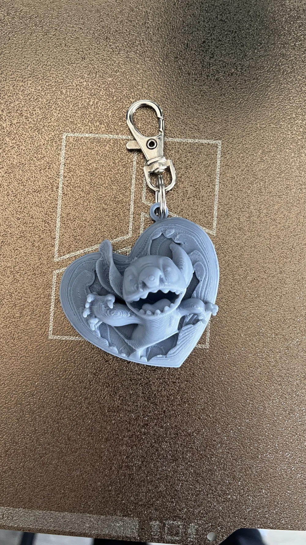 Keychain 3D - Stitch with heart - Free 3D Print Model - MakerWorld