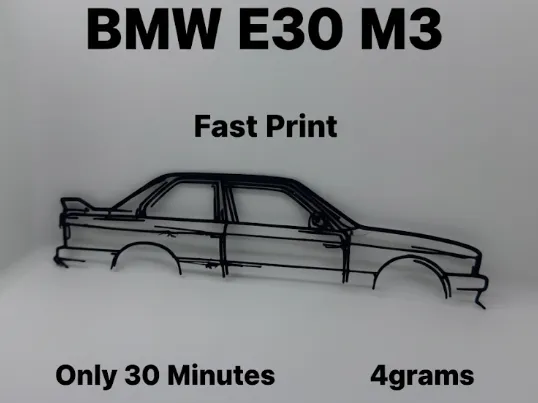 BMW E30 M3 Silhouette