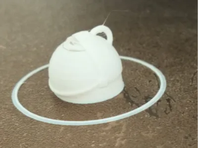 Astronaut Helmet Keychain