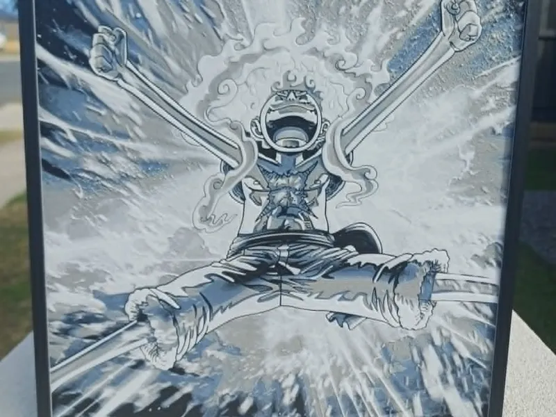 Luffy Gear 5 Hueforge 220x220mm