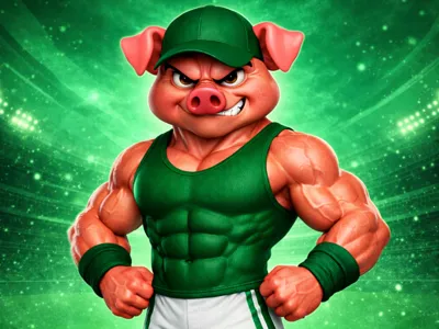 Muscular Palmeiras Mascot