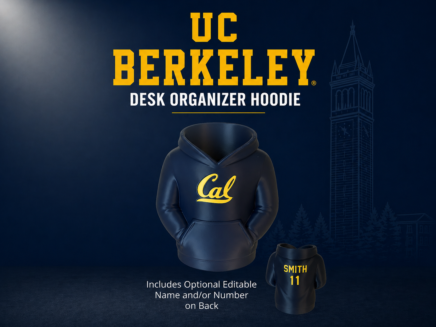 UC Berkeley Desk Organizer Hoodie