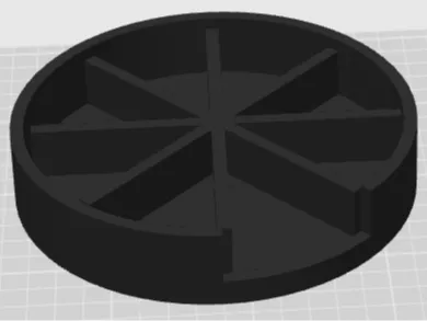 Wheel container