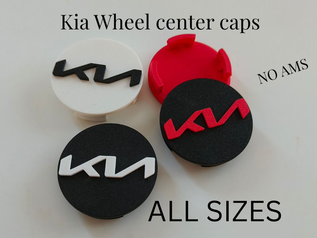 Parametric Kia Wheel center caps, Center covers