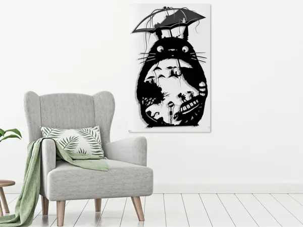 Totoro - décoration murale 2D (Miyazaki)