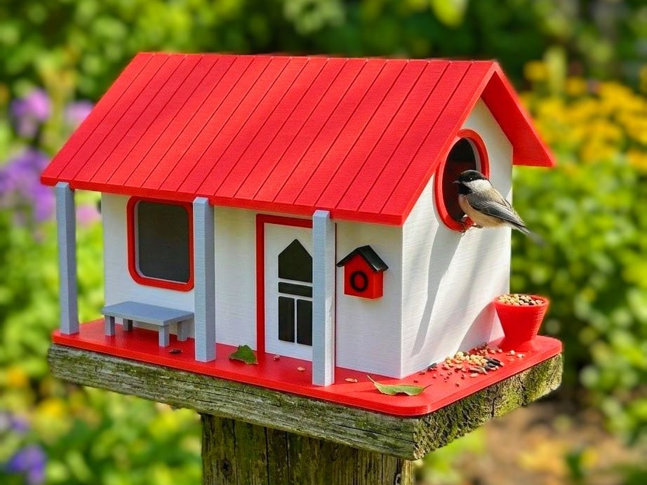 3d Printed luxury Birdhouse