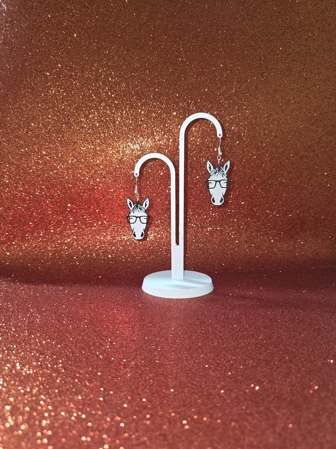 Happy Horse earrings view 3