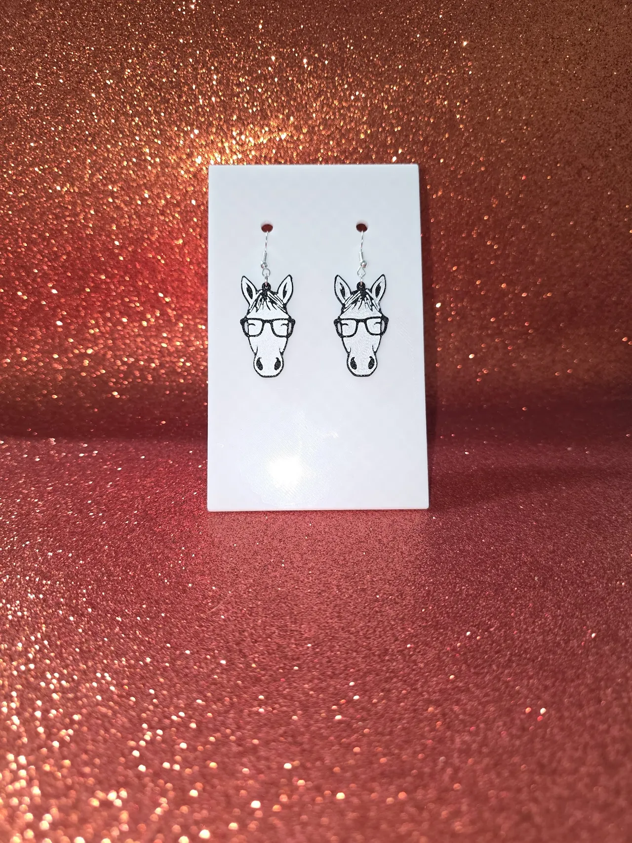 Happy Horse earrings view 2