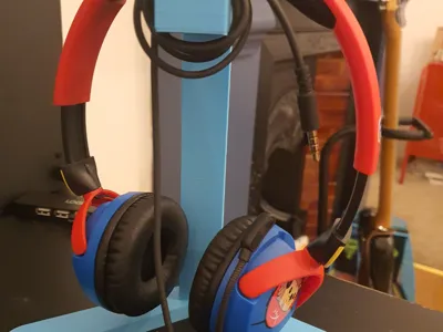 Simple and fast headphone/headset stand-3hr print