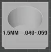 Metric Individual Plates