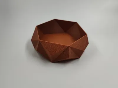 Low-Poly Geometric Bowl