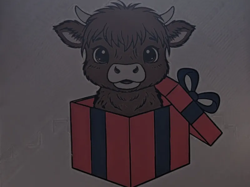 Highland cow hue forge