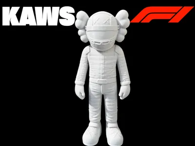 KAWS Companion F1 Racing Driver  - Easy Fast Print