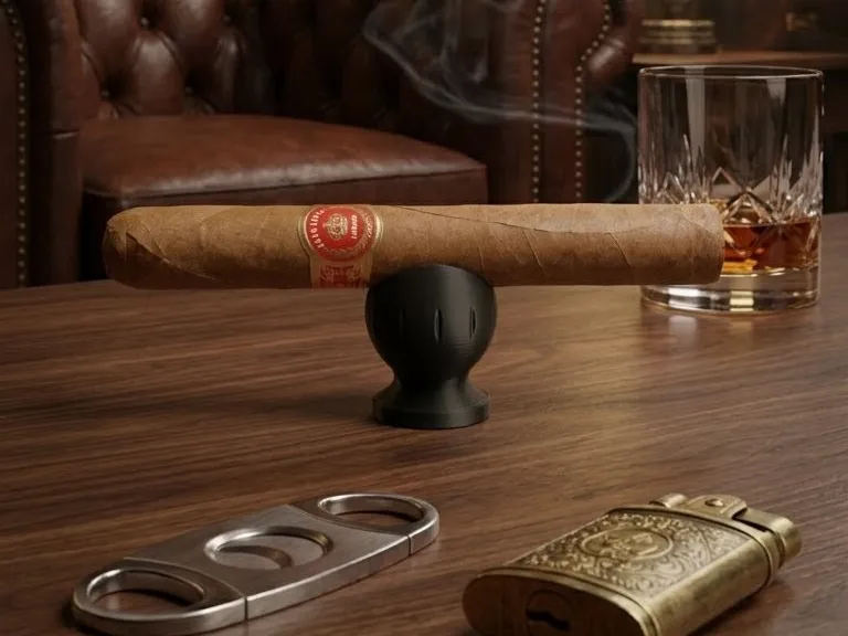 Fluted Sphere Cigar Rest (Premium Design)