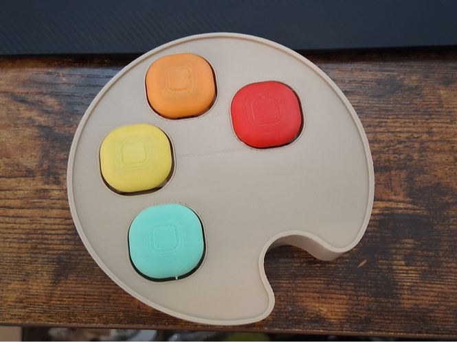 Paint Palette Clicker 4 Button