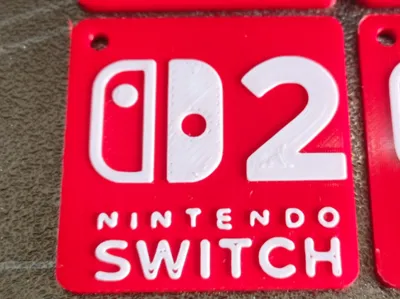 Nintendo Switch 2 Keychain Logo