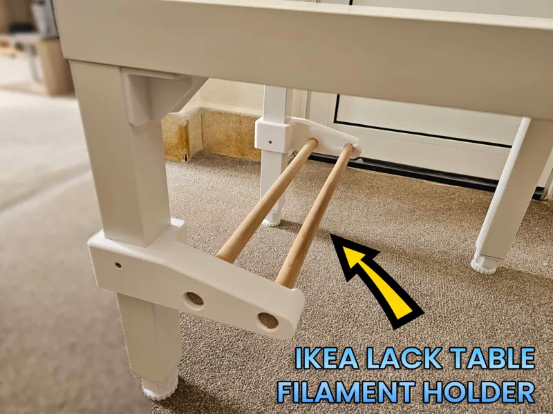 IKEA Lack Filament Spool Holder