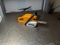 0.2mm layer, 2 walls, 15% infill Stihl colors