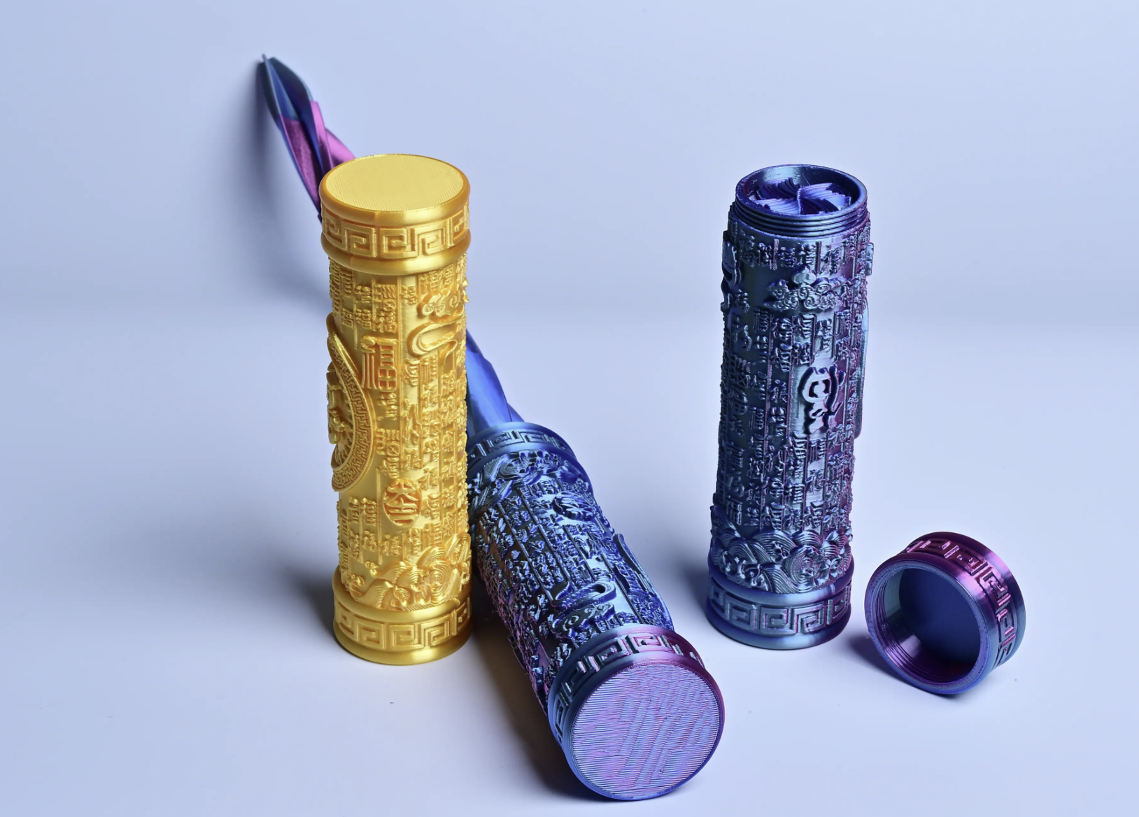 Miniatura 1 do modelo 3D 万福伸缩剑