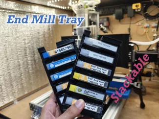 End Mill Tray (for end mill box)