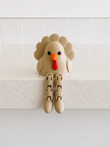 Estante o repisa: Articulated Turkey | Flexi Leggy Shelf Sitter — vista de referencia 2