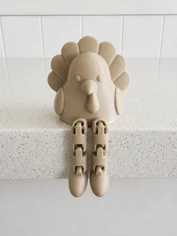 Estante o repisa: Articulated Turkey | Flexi Leggy Shelf Sitter — vista de referencia 5