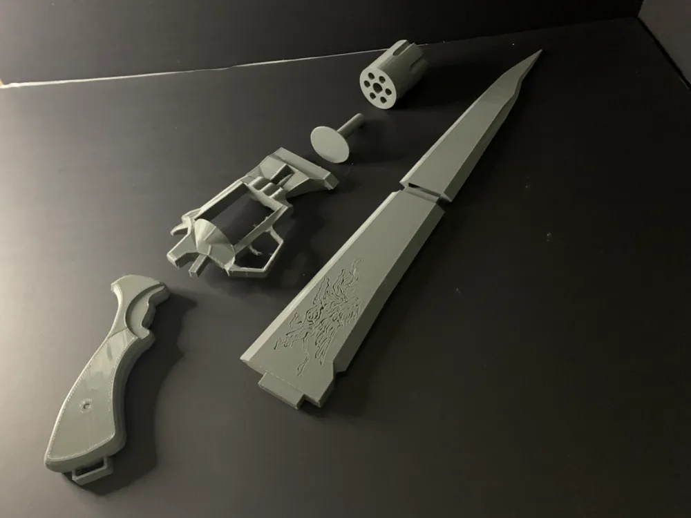 最终幻想 斯考尔 枪刃 二次创作 - 来自 TAH3DGeek - MakerWorld